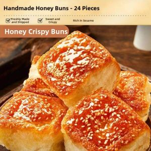 FANZUZHEN | Crispy Bottom Breakfast Hand-Tear Old-Style Red Bean Paste Filling Snack Cake