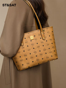 Saturday Tote Bag Womens Large Capacity Casual Commuter Shoulder Bag Spring Summer New Style Handbag Underarm Bag