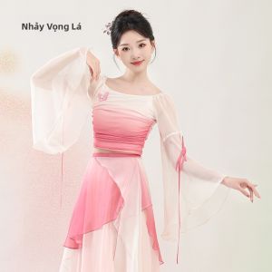 LEAF DANCE | Trang Phục Múa Trung Quốc Chất Liệu Mỏng Màu Dần Biến