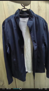 Mens Jacket with Stand-up Collar Business Dads Top