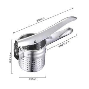 Juicer Hand Push Style Stainless Steel Squeezer Mud Pressing Water Squeezer Vegetable Stuffing Orange Hand Garlic Press For Home