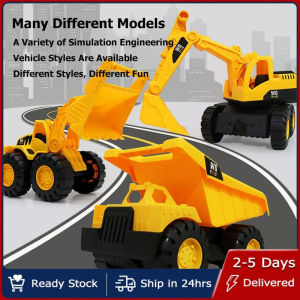 Excavator Bulldozers Dump Truck Toy Engineering Car Play Vehicles Bulldozer Excavator Mixer Truck To