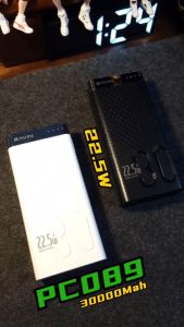 BAVIN PC089 30000mAh Powerbank Large Capacity w/ Built-in Powerful Flashlight Power Bank Dual Input & USB Output