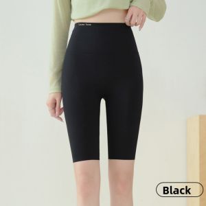 miiow | High Waist Five-Quarter Sharkskin Pants Womens Summer Thin Non-Curling Base Layer Trousers Butt Lifting Abdomen Slimming