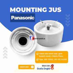 MANGKOK PISAU JUS BLENDER PANASONIC LAMA MX 101SG / TAPAK PISAU 4 PANASONIC LAMA