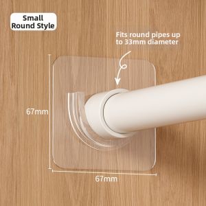 QINFEI | Extendable No-Drill Clothes Rod Support