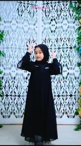 Desain Gamis Anak Usia 3-14 Tahun: Set Khimar Gamis Anak Perempuan