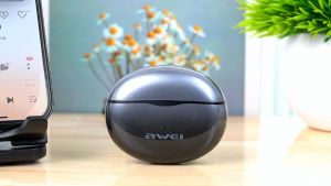 Awei T62 ENC Wireless Earbuds Sport Earbuds ENC Call Noise Reduction Sport Earphone Sport Headphone Awei Bluetooth Earbuds