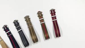Dây Đeo Đồng Hồ Quân Đội Một Mảnh Dành Cho Nam Chất Liệu Nylon Dệt Cao Cấp 20mm 22mm Vải Sọc Đơn Thoải Mái Phù Hợp Với Đồng Hồ Truyền Thống