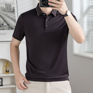 J&FO | Seamless Business Casual Mens Polo Shirt Lyocell and Silk