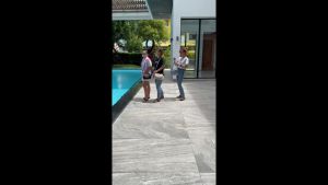 รองเท้าเเฟชั่นผู้หญิงเเบบเเตะสวมส้นเตี้ย No. 8217 NE&NA Collection Shoes