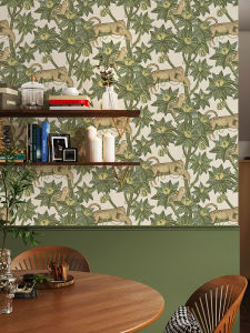 Retro Leopard Wall Stickers Living Room Decor Waterproof Self Adhesive Renting Room Wallpaper Background Paper Home Decor