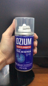 [ A807079 - OZIUM ] Chai xịt khử mùi trong phòng xe ô tô hiệu OZIUM / 57gram/1chai