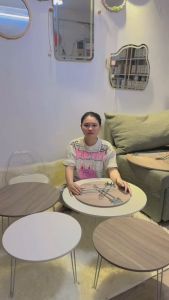 Bàn ngồi bệt gấp gọn mini và bàn xếp sinh viên ngồi học trên giường - Nhu Y Decor