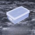 Transparent Rectangular Plastic Storage Container with Lid for Refrigerator -Keeping Box for Onion Flakes Garlic And Fruit Storage. 