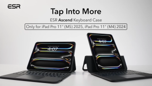 ESR for iPad Air 13 Inch (M4/M3/M2) Case with Keyboard Fully Portrait/Landscape StandColor Backlit Keys Pencil Clasp Ascend Series, iPad A16 11th/10th Generation Case with Keyboard with Trackpad Magnetic Detachable Case with Keyboard