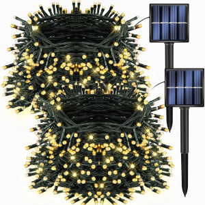 20-200LED Solar String Light Outdoor 8 Mode Garden Waterproof Fairy Lamp Garland For Christmas Holiday Party Home Decoration