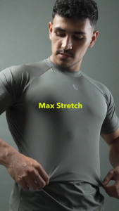 Lockerwear Kaos Lengan Pendek Olahraga Quick Dry Fit Pria Gym Lari Running Baju Sport Short Sleeve