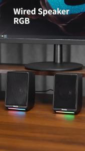 MeeGoo Desktop Mini Speaker Multimedia Wired Computer Speakers PC Super Bass for Desktop Laptop TV Speaker COD