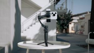 TOKQI | TOKQI 3-Axis Gimbal AI Tracking Stabilizer for Smartphone Anti-Shake Shooting Video Extendable Selfie Stick with Mini Tripod