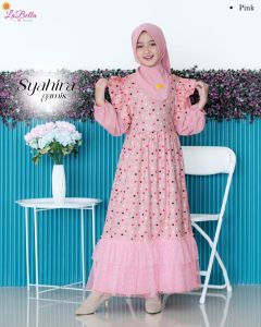 PURPLE SYAHIRA LABELLA GAMIS ANAK PESTA CANTIK 5-10 TAHUN KOREAN STYLE