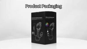 G-MARK | Wired Streaming Microphone for Gaming Podcasts And Videos with Quick Mute Feature And RGB Indicator - USB Gaming Mic