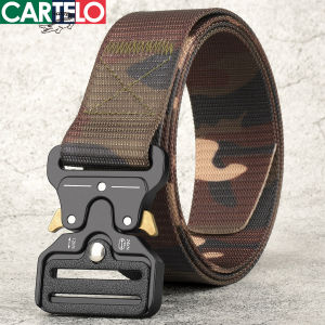 CARTELO | Tactical Mens Nylon Leather Belt