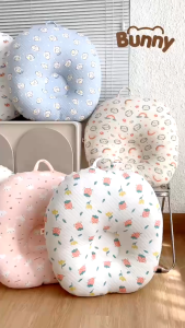 Gối chống trào ngược KidsWorld Bunny trần bông muslin waffle chống nôn trớ cho bé sơ sinh mềm mại không bí nóng