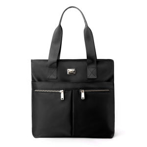 GStar Women Tote Bag with Zipper Anti-theft Big Capacity Sling Bag Casual Waterproof Nylon Shoulder Bag Korean Style Elegant Temperament Handbag for Ladies Students