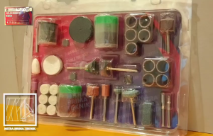 Double Thunders Mata Tuner 105 Pcs DT-8105 - Set Mata Rotary 3 mm - Aksesoris Mini Grinder