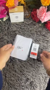 MICHAELA Chain Accent Card Wallet Korean Fashion Slim Zip Card Holder for Dates Travel WP5517023 XD