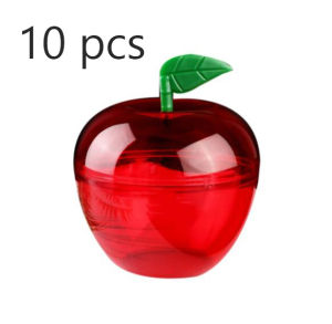 5/10Pcs Wedding Party Candy Box Snack Container Toy Apple Shape Shatterpoof Fruit-Shaed Candy Case Christmas Party Decoration