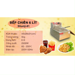Bếp chiên nhúng Shunji đơn 6L