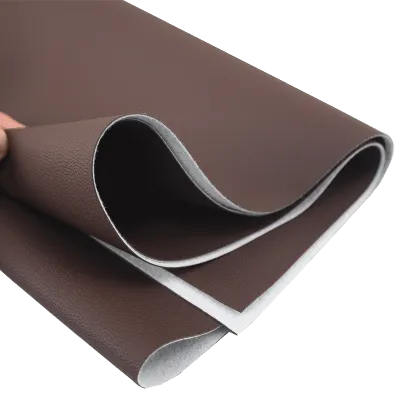 JINTU | Dark Brown 1mm Thickened PU Leather Upholstery Fabric