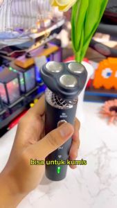 LENTIVEN Alat Cukur Elektrik Rambut Jenggot Kumis Smart Trimmer Electric Shaver Listrik Portable 3 in 1 NT80