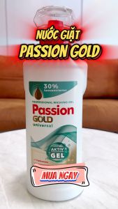 Trọn Bộ Giặt Xả Quần Áo Passion Gold - Nước Giặt Xả Dành Cho Vải Trắng Và Vải Màu Hàng Chính Hãng