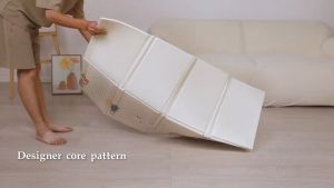 Babygo Aqua Series Reversible Waterproof Playmat with Anti-Slip Honeycomb Design for 0-3 Years