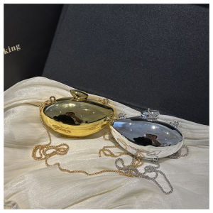 Elegant Acrylic Dinner Bag Womens Fashionable Versatile High-End Crossbody Bag Modern Neutral Style Single Strap Casual Use