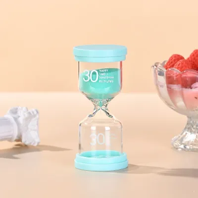 1PCS 3/5/10/15/30 Minutes Colorful Hourglass Sandglass Children Kid Gift Toy Sand Timer Hour Glass Home Decoration Sand Clock