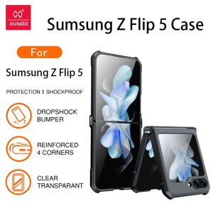 XUNDD Samsung W25 Flip/Samsung Galaxy Z FLIP 4/Z FLIP 5/Z FLIP 6/Samsung Galaxy Z FLIP 7 Case Air-bag Shockproof Protection Case Anti Drop Anti Scratch Protective Cover