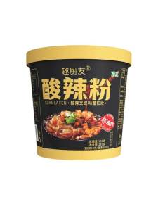 Spicy and Smooth Hot-and-Sour Rice Noodles Instant 110g*6 Bucket