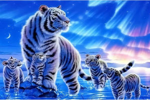 Trò Chơi Xếp Hình Giấy Dành Cho Người Lớn White Tiger 1000/500 Mảnh Trò Chơi Thử Thách Dành Cho Phòng Game Phòng Ngủ Tiệc Sinh Nhật Quà Tặng Sinh Nhật