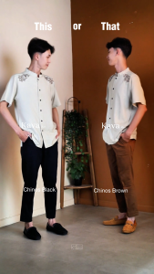 S&D PROJECT Baju Koko Muslim Kava Bahan Linen Rayon Premium Warna Hitam M-XL Untuk Pria Dewasa Lengan Pendek