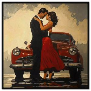 Tranh tình yêu phong cách cổ điển Châu Âu.Tranh treo tườngdán tường trang trí nội thất.CGI-1318