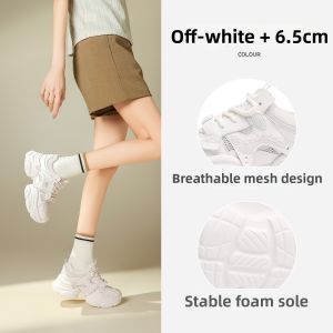 Josiny | Breathable Mesh Thick Sole Height-increasing Womens Casual Sports Shoes