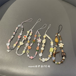 สร้อยคอสัตว์น่ารัก รูปแมว รูปหัวใจ ลายการ์ตูน สำหรับโทรศัพท์มือถือ กระเป๋า หูฟัง เคสโทรศัพท์มือถือ เครื่องประดับ เครื่องประดับโทรศัพท์มือถือ