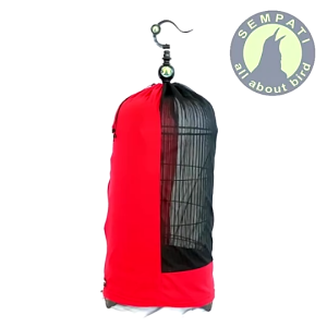 SEMPATI GROSIR Krodong Lovebird Kaos Pe Premium Semi Transparan Sempati Isi 20 Pcs Kerodong Krodong Sangkar Kandang Burung Lovebird Love Bird Bulat Kapsul Mode Jemur Krodong Sangkar Lovebird