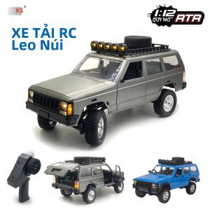 Xe Điều Khiển Từ Xa Mô Hình Xe Jeep Điện 4WD MN78 Tỷ Lệ 1/12 Đèn LED 4x4 Địa Hình 2.4G Dành Cho Bé Trai