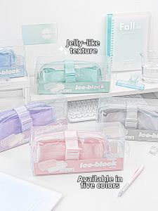 XINGLI | Translucent Aesthetic Multi-functional Pencil Case