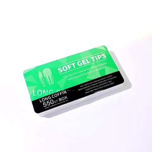 550pcs Nail Soft Gel Tips Kuku Palsu Fleksibel / Kotak Clear Nail Extansion Fake Untuk Nail Art / Manicure Set